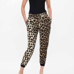 Zara Leopard Joggers